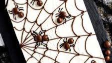 Spiderweb Chocolate Bark
