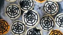 Spiderweb Cookies