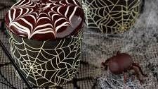 Spiderweb Cupcakes and Chocolate Spiders