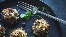 Spinach and Artichoke Stuffed Mushrooms
