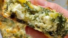 Spinach and Feta Brownies