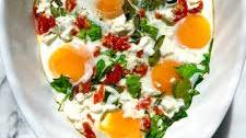 Spinach and Feta Egg Bake