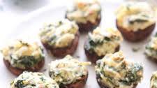 Spinach-Artichoke Stuffed Mushrooms