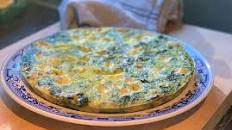 Spinach, Potato and Cheese Frittata