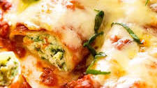 Spinach Ricotta Cannelloni