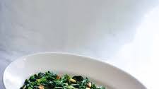 Spinach with Raisins and Pine Nuts