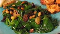 Spinach With Raisins and Pine Nuts (Espinacs a La Catalana)
