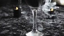 Spooky Black Cocktail For Halloween