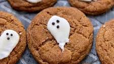 Spooky Ghost Brown Butter Pumpkin Cookies