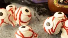Spooky Oreo Truffle Eyeballs