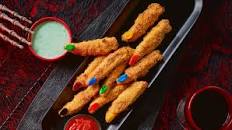 Spooky Parmesan Chicken Fingers