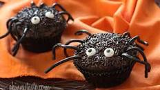 Spooky Spider Halloween Cupcakes
