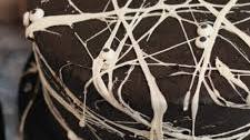 Spooky Spider Web Cake!