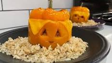 Spooky Stuffed Peppers