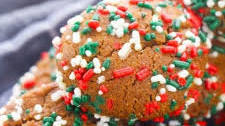 Sprinkle Gingerbread Cookies