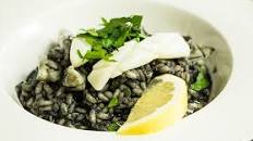 Squid and Lemon Black Risotto Croatian Style