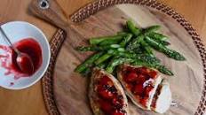 Strawberry-Glazed Grilled Chicken Breasts