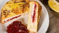 Strawberry Jam Stuffed French Toast