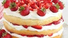 Strawberry Shortcake Cake