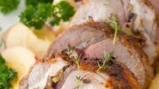 Stuffed Pork Loin with Apples, Cranberries and Pecans