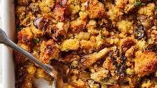 Stuffing With Mushrooms, Leeks and Bacon