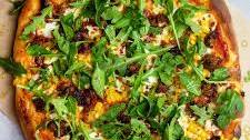 Summer Corn And Spicy Sausage Pizza