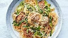 Summer meatballs & spaghetti