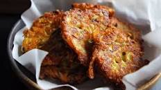 Summer Squash Fritters With Garlic Dipping Sauce