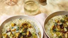 Summer squash risotto