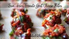 Sun-dried Tomato Goat Cheese Bites