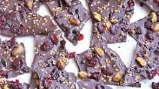 Superfood Dark Chocolate Cranberry Bark