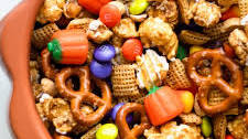 Sweet and Salty Halloween Snack Mix