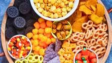 Sweet and Savory Halloween Snack Board