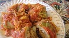 Sweet and Sour Cabbage Rolls With Sauerkraut