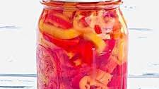 Sweet and Spicy Pickled Mini Peppers
