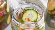 Sweet and Spicy Refrigerator Pickles