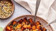 Sweet and Spicy Roasted Butternut Squash