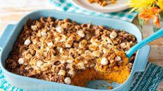 Sweet Potato Casserole with Marshmallow