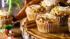 Sweet Potato Muffins With Ginger Cream Cheese Filling