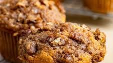 Sweet Potato Muffins with Pecan Streusel