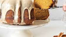 Sweet Potato Pound Cake (spiced, with maple glaze)