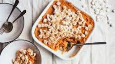 Sweet Potato (Yam) Casserole With Marshmallows