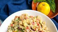 Tahini Lemon Quinoa Salad (vegan, gluten-free)