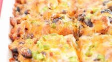 Tex Mex Casserole with Ground Beef and Beans
