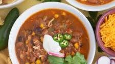 Tex-Mex Chicken Taco Soup Recipe (Crock Pot Make-Ahead)