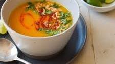 Thai-Inspired Butternut Squash Soup with Coconut Milk