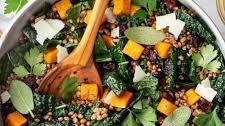 Thanksgiving Salad with Butternut Squash & Wheat Berries