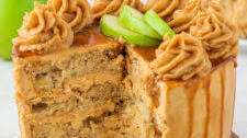 The BEST Caramel Apple Spice Cake