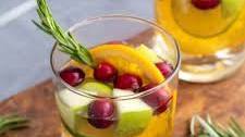 The Best Sparkling White Winter Sangria