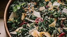 The Ultimate Kale Salad with Tahini Lemon Dressing